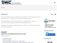 Tablet Screenshot of dwc.cz